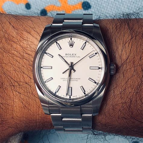 recensioni rolex oyster perpetual 34 white|rolex oyster perpetual reviews.